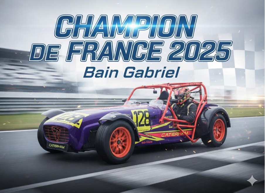 Gabriel BAIN Champion France Caterham 2025 E